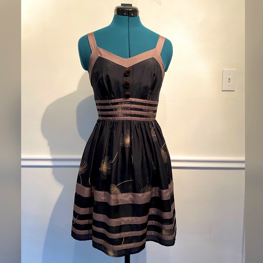 Silky anthropologie dress